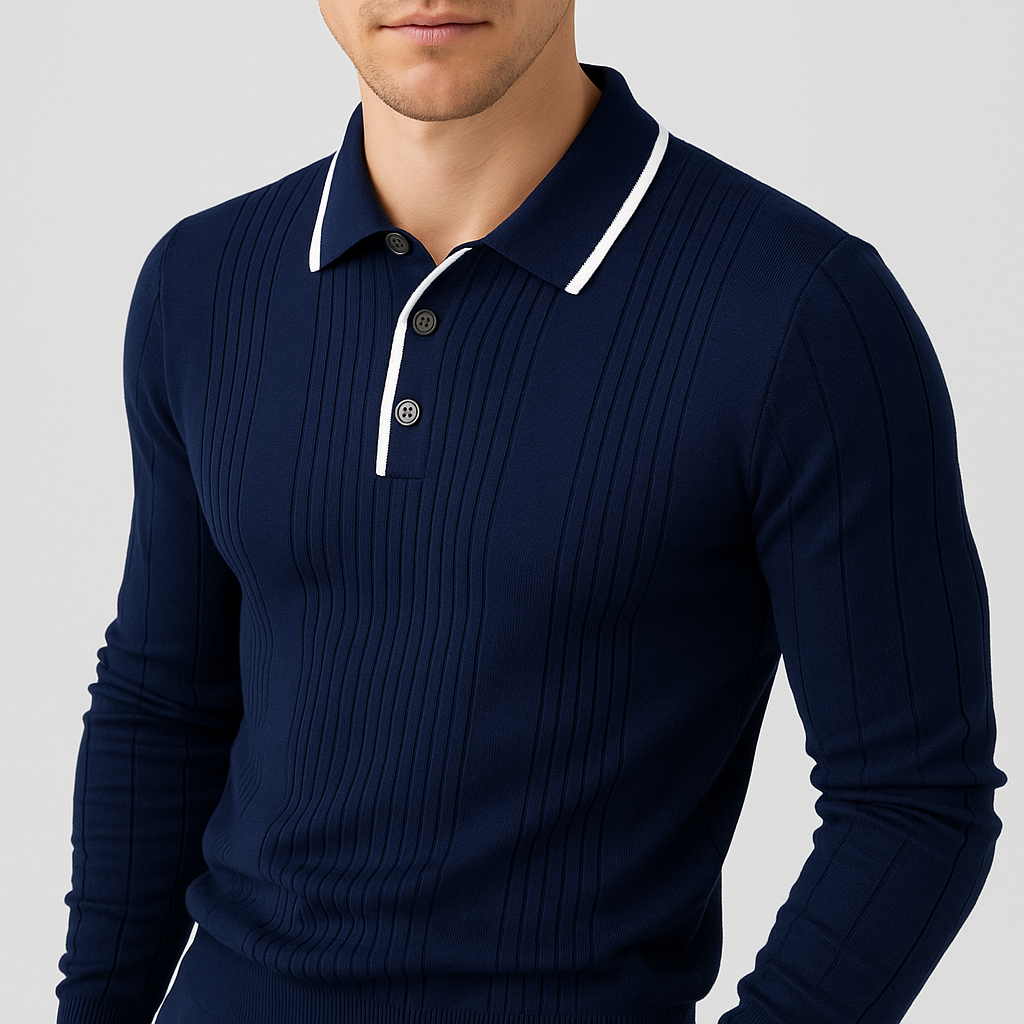 Langford Knit Polo Shirt