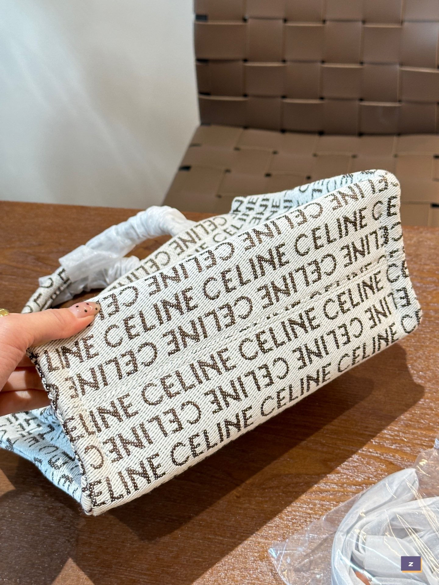 C24 new linen tote bag