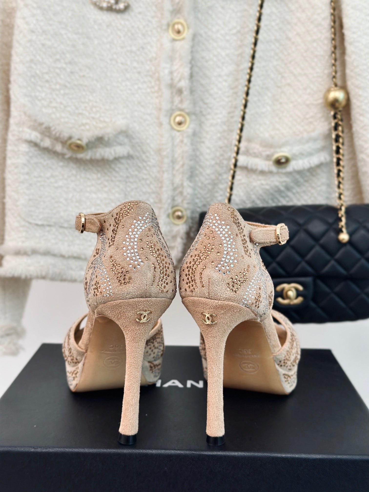 Xiaoxiang 24P new catwalk style waterproof platform high-heeled sandals VIP 1:1