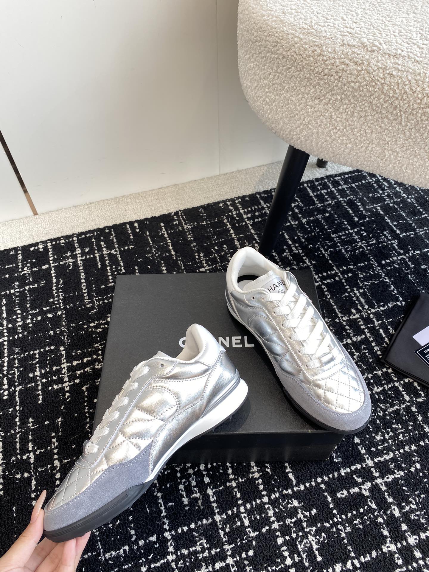 Baseball shoes, new Chanel 2024 VIP1:1