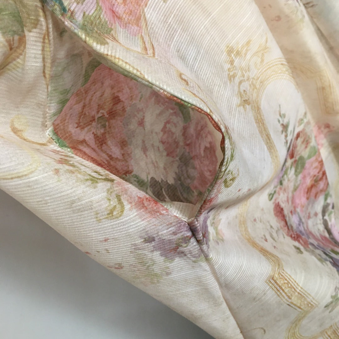 Zim** printed lapel waist short-sleeved dress with belt and suspender lining, green,