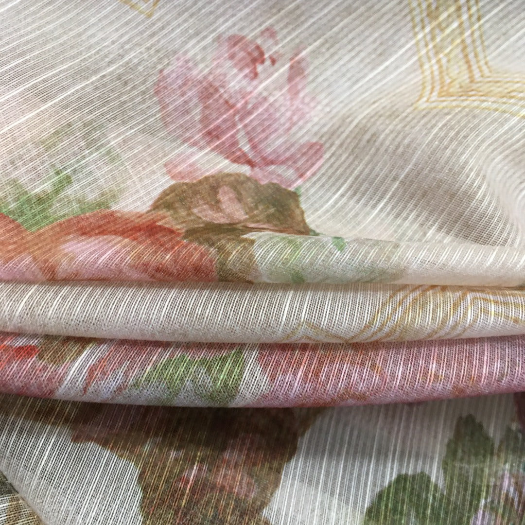 Zim** printed lapel waist short-sleeved dress with belt and suspender lining, green,