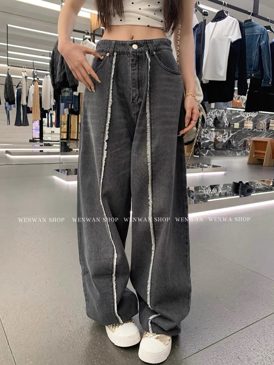 MM6 loose denim trousers