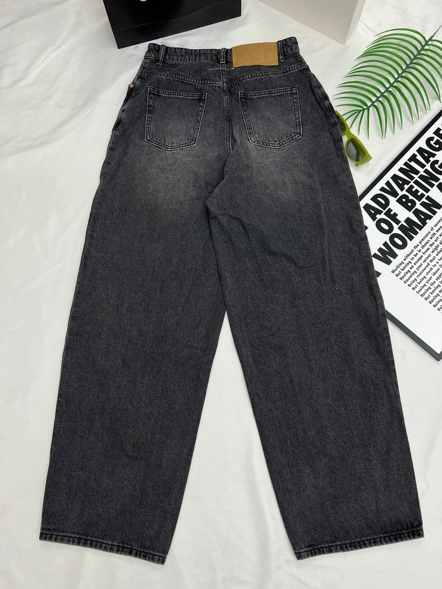 MM6 loose denim trousers