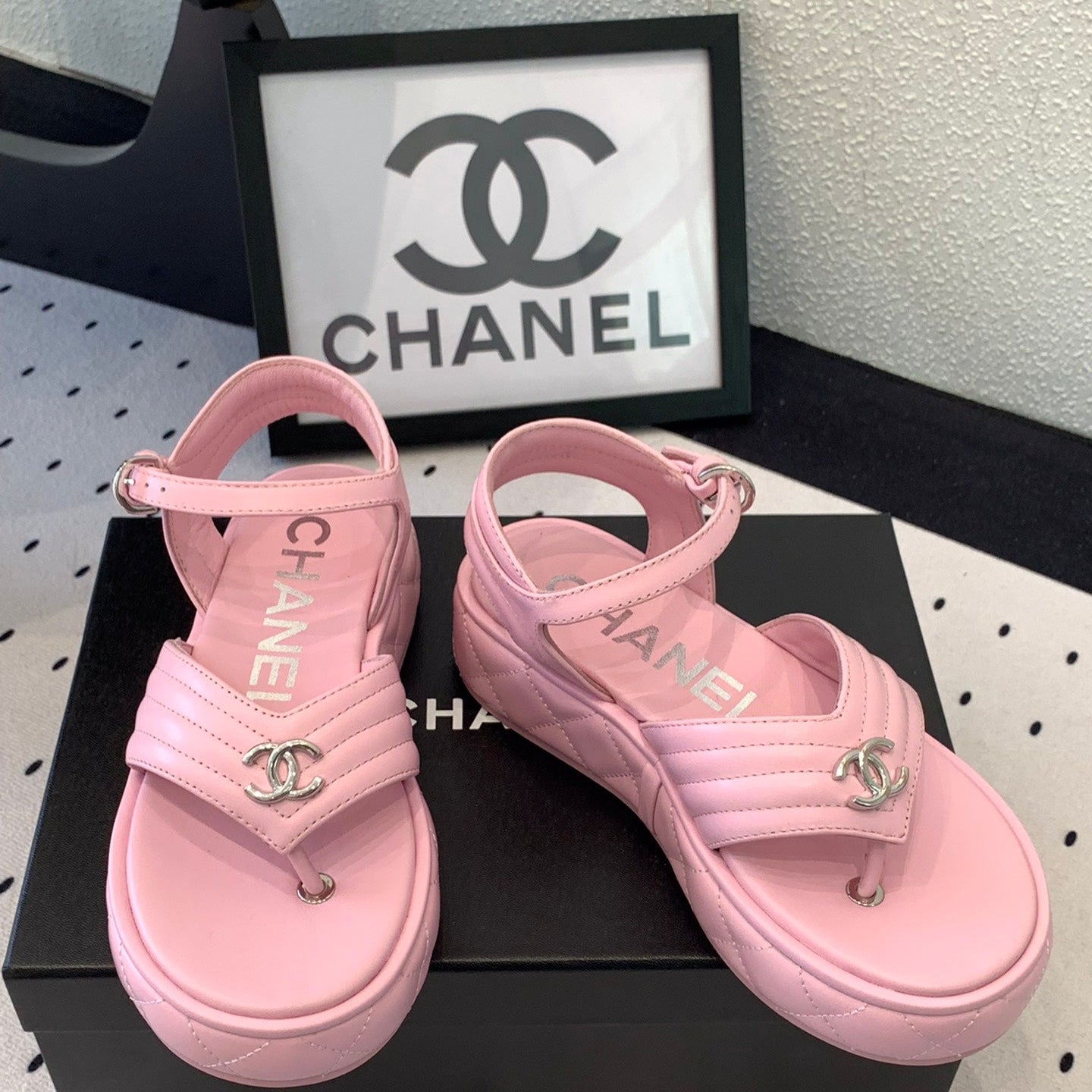 Early Spring Platform Sandals CHANE*｜VIP1:1